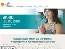 Sites similar to matherlifewaysinstituteonaging.com