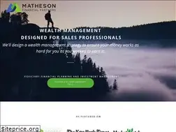 Sites similar to mathesonfinancialpartners.com