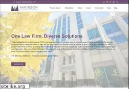 Sites similar to mathesonlawoffice.com