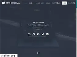 Sites similar to matheuslima.com.br