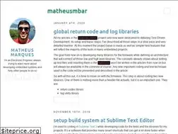 Sites similar to matheusmbar.com