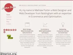 Sites similar to mathewporter.co.uk