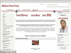 Sites similar to mathewsfoods.com