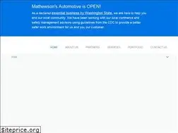 Sites similar to mathewsonsautomotive.com