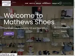 Sites similar to mathewsshoes.com