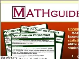 Sites similar to mathguide.com