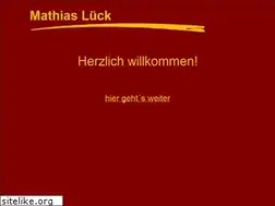 Sites similar to mathias-lueck.de