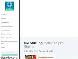 Sites similar to mathias-stiftung.de