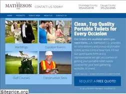 Sites similar to mathiesonportabletoilets.com