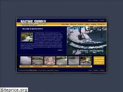 Sites similar to mathiesupply.com