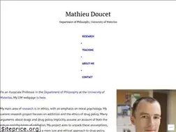 Sites similar to mathieudoucet.org