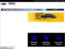 Sites similar to mathieufordsales.com