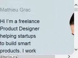 Sites similar to mathieugrac.com