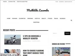 Sites similar to mathildelacombe.com