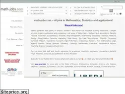 Sites similar to mathjobs.com