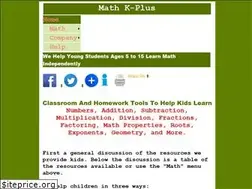 Sites similar to mathkplus.com