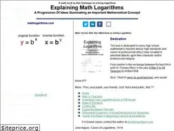 Sites similar to mathlogarithms.com