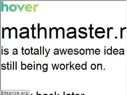 Sites similar to mathmaster.net