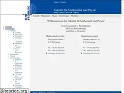 Sites similar to mathphys.uni-freiburg.de