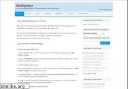 Sites similar to mathprepa.fr