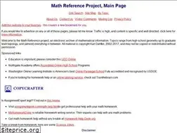 Sites similar to mathreference.com