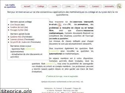 Sites similar to maths-au-quotidien.fr