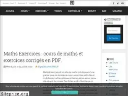 Sites similar to maths-exercices.fr