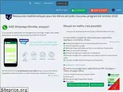 Sites similar to maths-lycee.fr