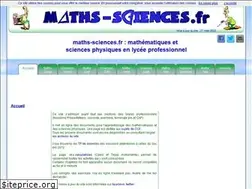 Sites similar to maths-sciences.fr