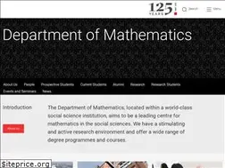 Sites similar to maths.lse.ac.uk