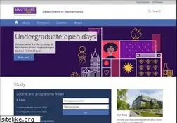 Sites similar to maths.manchester.ac.uk