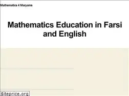 Sites similar to maths4maryams.org