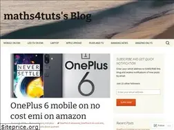 Sites similar to maths4tuts.wordpress.com