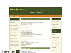 Sites similar to maths54.free.fr