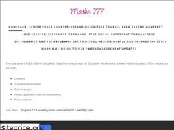 Sites similar to maths777.weebly.com