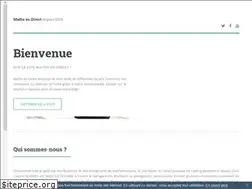 Sites similar to mathsendirect.fr