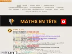 Sites similar to mathsentete.fr