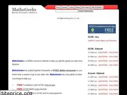 Sites similar to mathsgeeks.co.uk