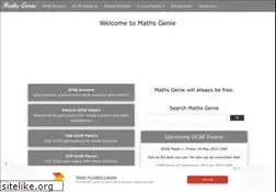 Sites similar to mathsgenie.co.uk
