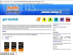 Sites similar to mathsguidebook.com