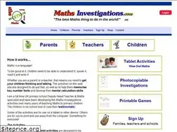 Sites similar to mathsinvestigations.com