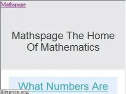 Sites similar to mathspage.com