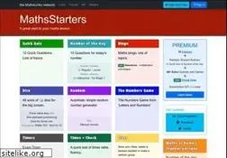 Sites similar to mathsstarters.net