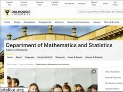 Sites similar to mathstat.dal.ca