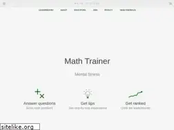 Sites similar to mathtrainer.org