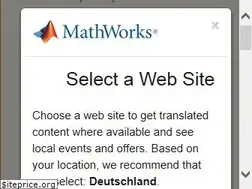 Sites similar to mathworks.it