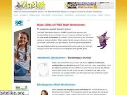 Sites similar to mathworksheetwizard.com