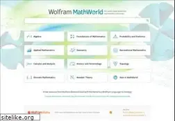 Sites similar to mathworld.wolfram.com