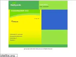 Sites similar to mathyards.com