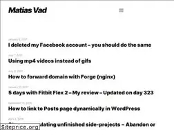 Sites similar to matiasvad.com